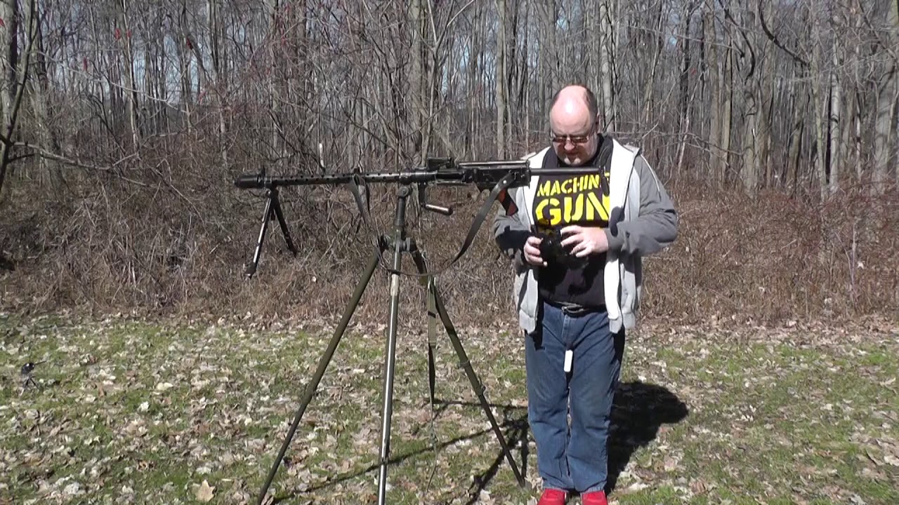 Original MG-13 firing blanks through an original blank adapter