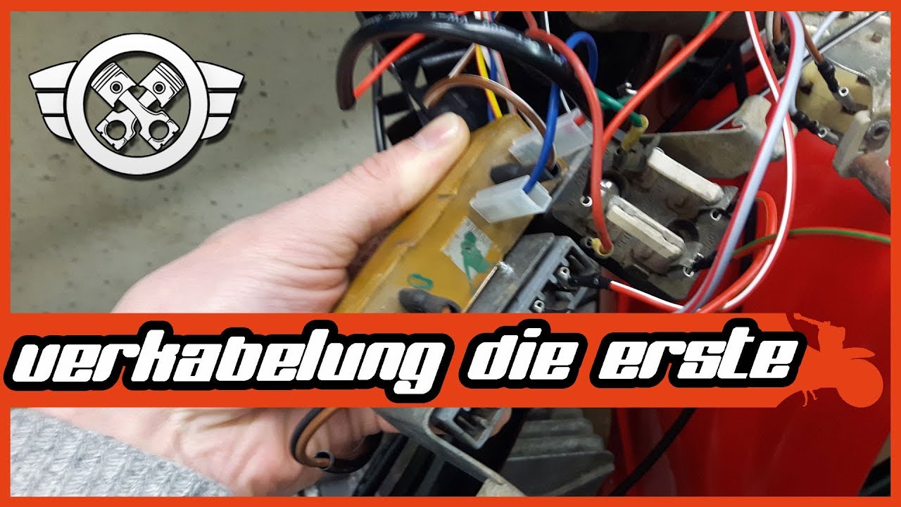 Simson Schwalbe Aufbau #10 | Elektrik | Kabelsalat Vorbereiten