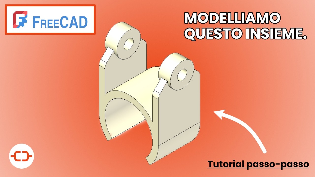 ESERCIZIO DI MODELLAZIONE 3D CON FREECAD