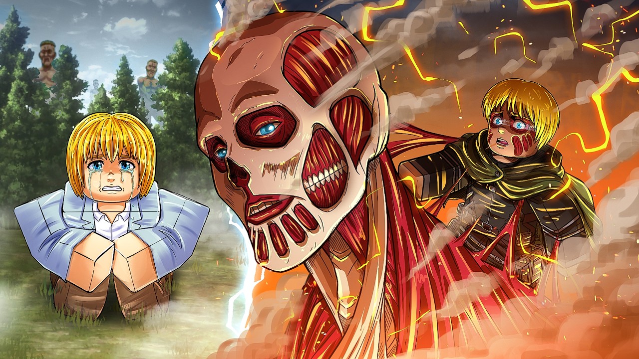 Я СТАЛ КОЛОССАЛЬНЫМ ТИТАНОМ в Roblox Attack on Titan!