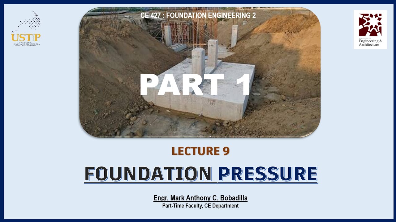 FOUNDATION PRESSURE - PART 1