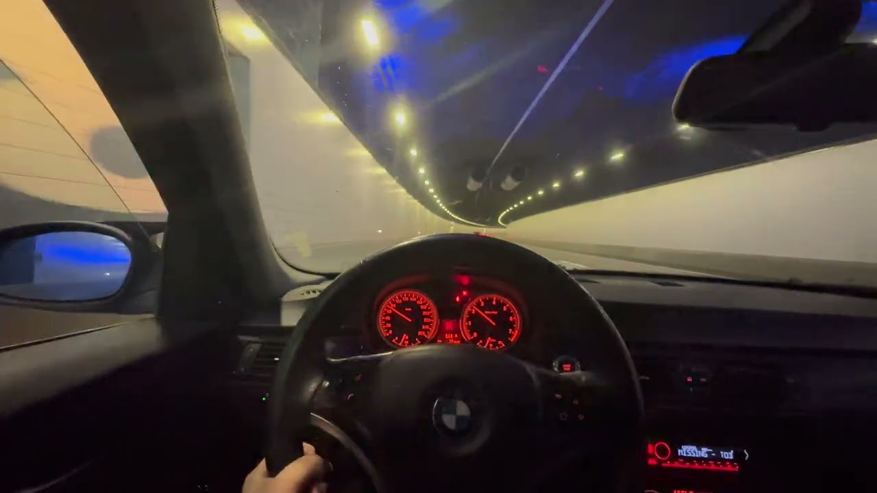 Bmw 330i cruise - Gothenburg (POLICE CHASE!!??)