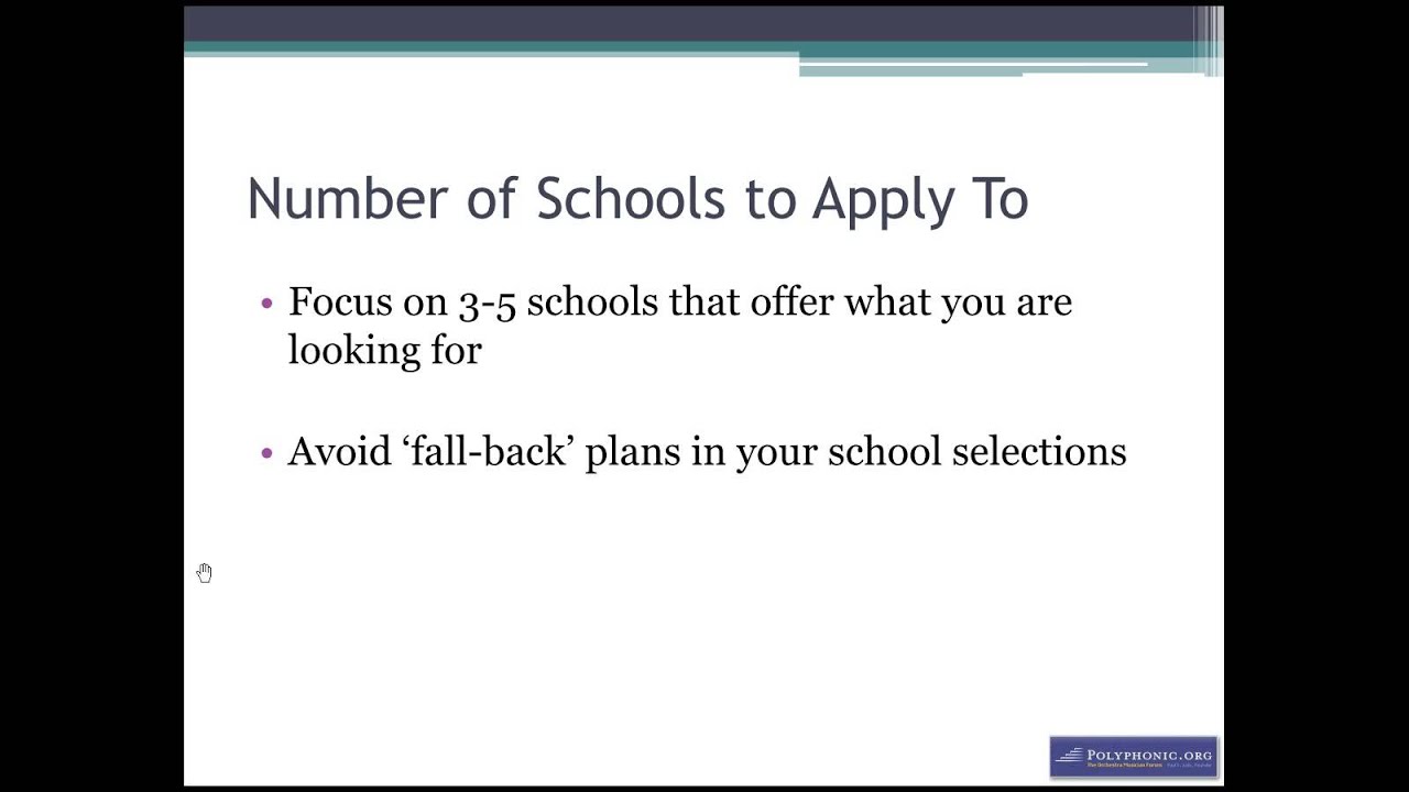 Applying to Grad School for Music - An Inside Look