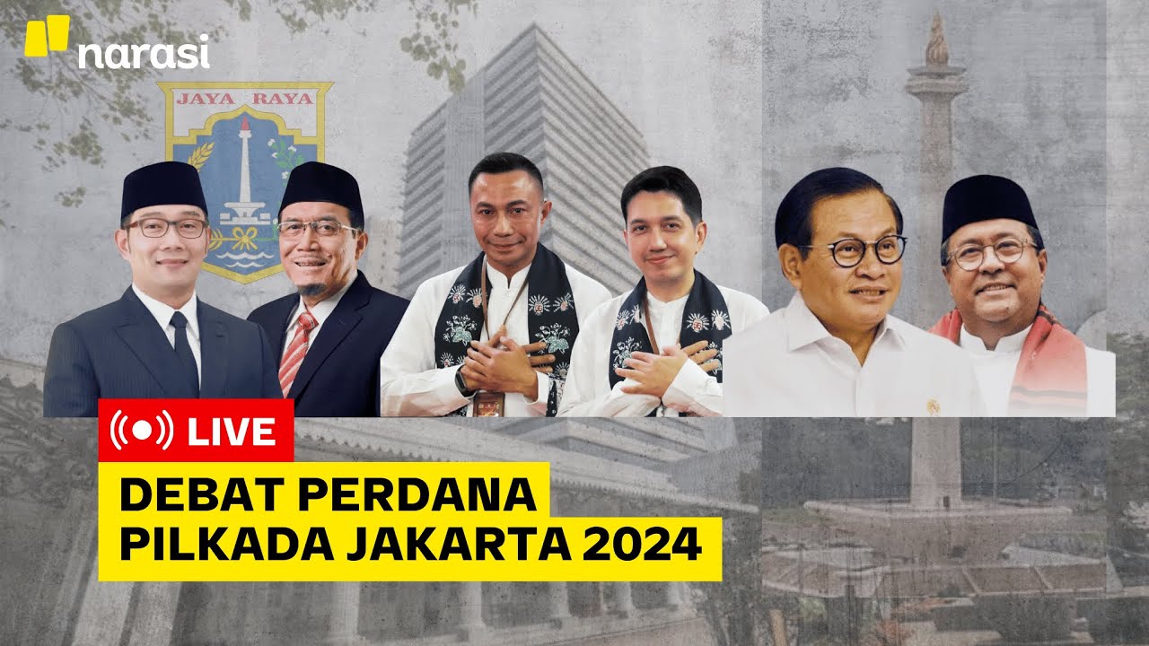 [LIVE] Debat Perdana Pilkada Jakarta 2024 | Live Connect
