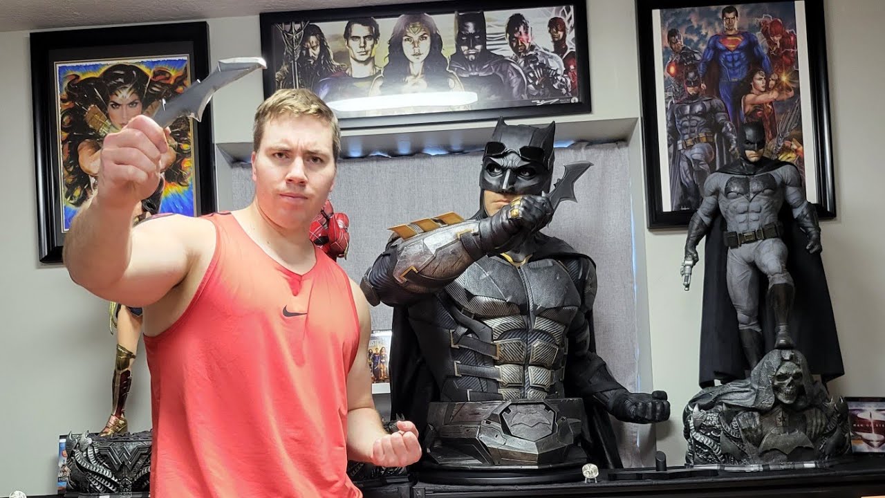 Infinity Studios Batman Justice League 1:1 Life Size Silicone Bust Review