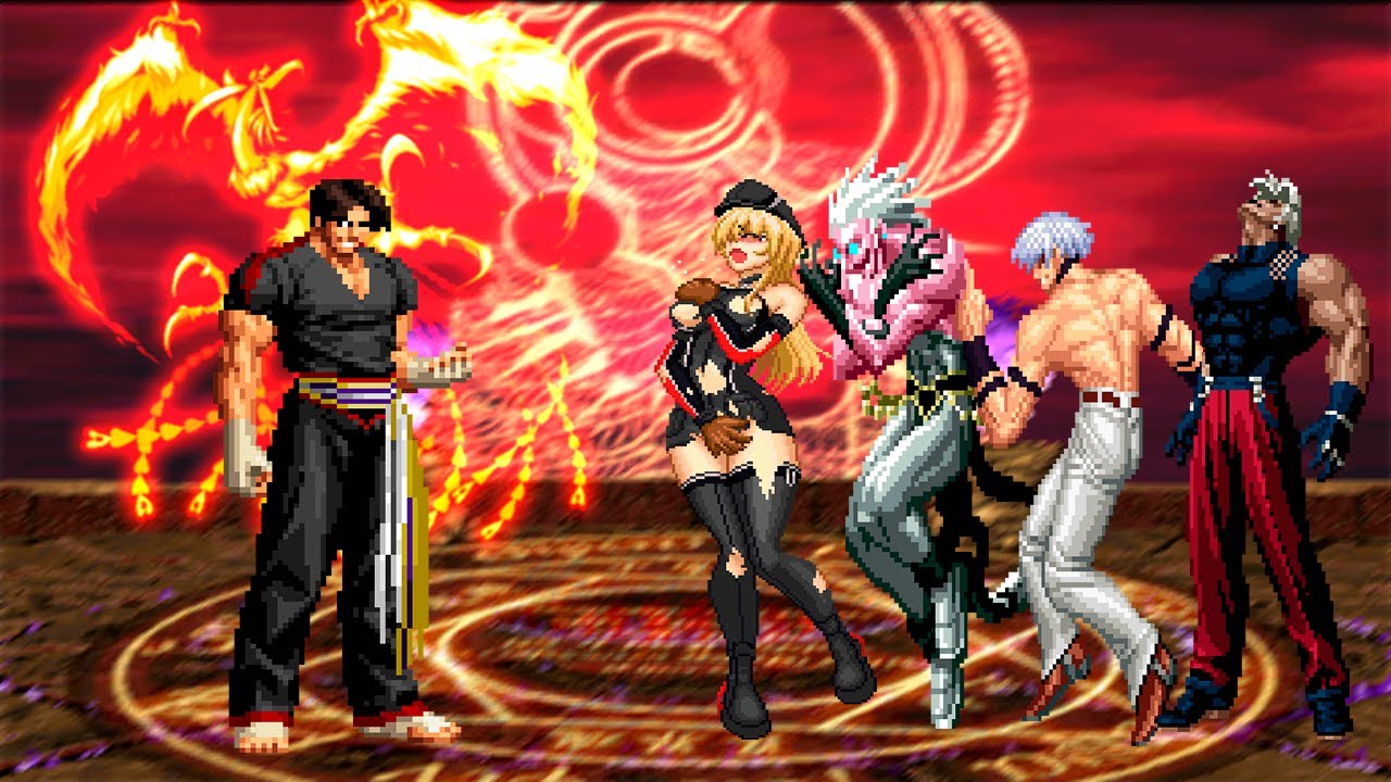 [KOF Mugen] Kim Kaphwan XV VS Boss Team!!