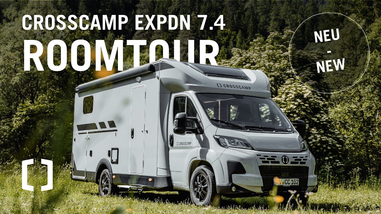 CROSSCAMP EXPDN 7.4 E Roomtour | Der Camper Van mit Raumbad, Längsbetten & XXL-Komfort!