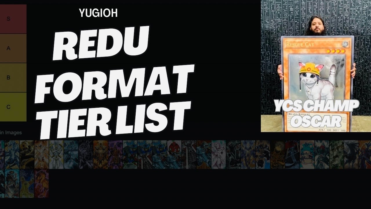 Yugioh REDU Format Tier List By YCS Champion Oscar Zelaya!