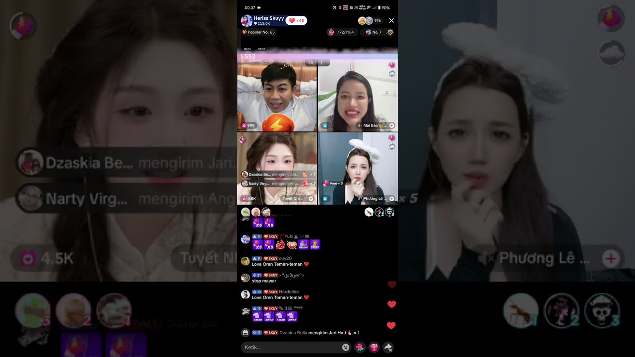 MENYALA MALAM INI 🔥🔥🔥 #herissskuyy #live #reaction #funny #viral  #video #videos 