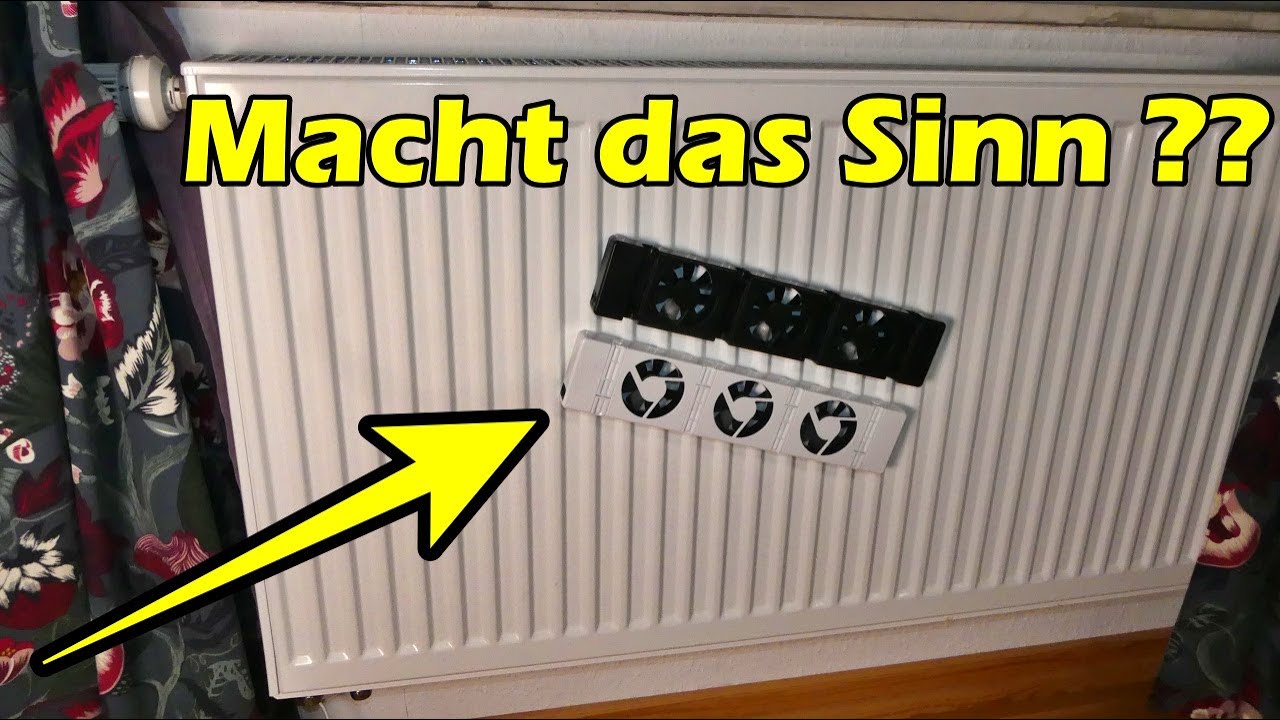 Heizkörper für Wärmepumpe Gas- und Ölheizung umrüsten mit Heizkörperventilatoren 15% Code:marc15