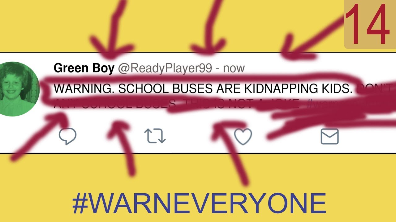 SCARY TWEETS about CREEPY SCHOOL BUSES (a Twitter Horror Story)