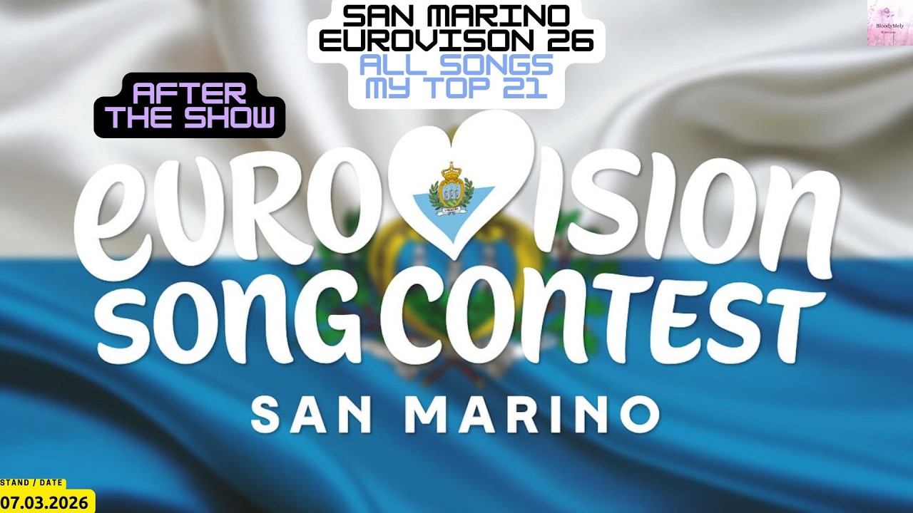 San Marino - Eurovison 2026 - Final - My Top 21 - After the Show