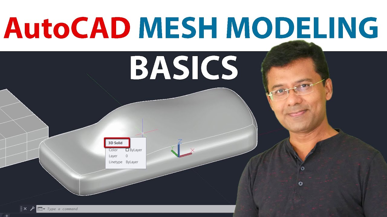 INTRODUCTION TO MESH MODELING IN AUTOCAD | AUTOCAD MESH MODELING