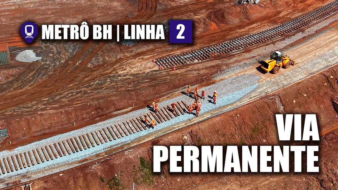 Trocaram os trilhos recém instalados! | Via permanente | Linha 2 (19/02/2026)