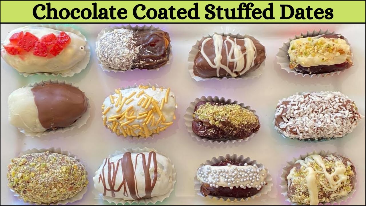 Chocolate Covered Dates | Stuffed Dates | Ramadan Recipes  | Eid Special | Khajoor