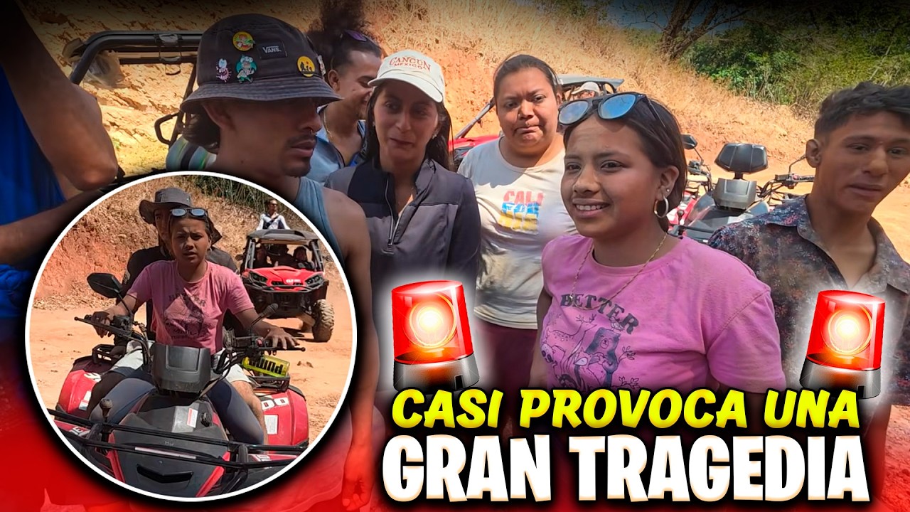 Esmeralda casi provoca un accidente y tuvimos que parar a medio camino