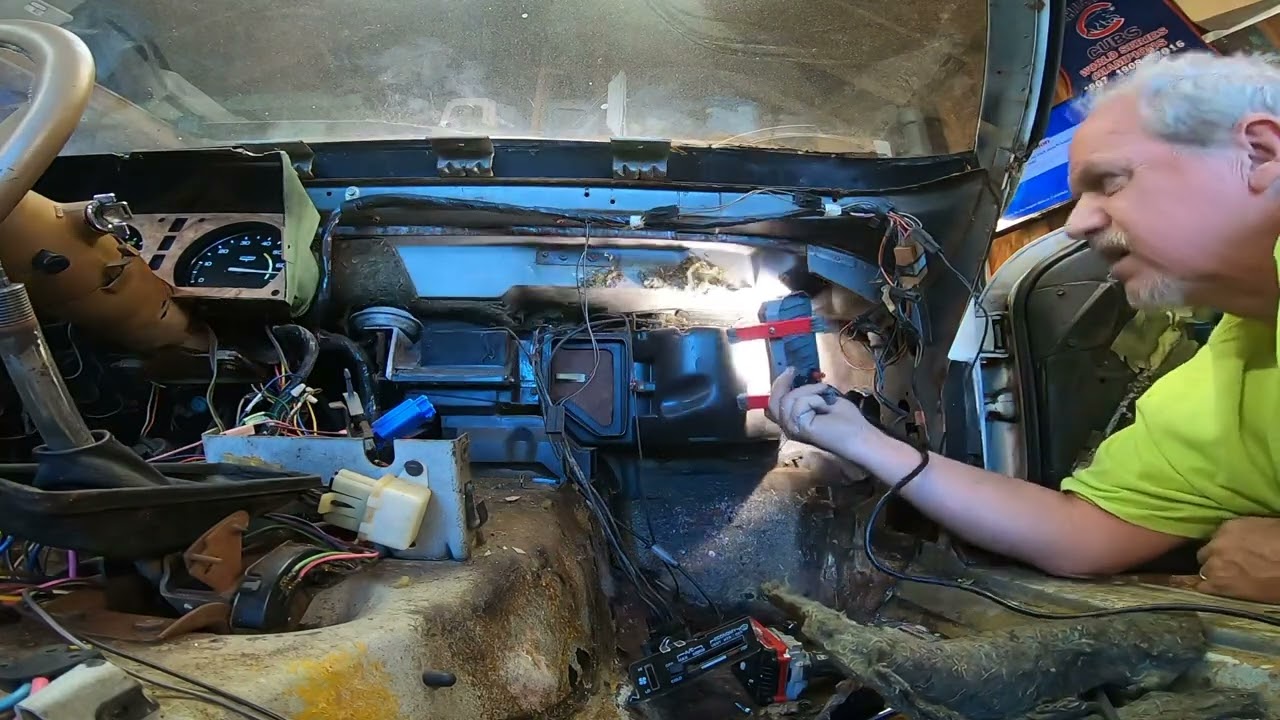 C3 corvette Remove Heater core part 1