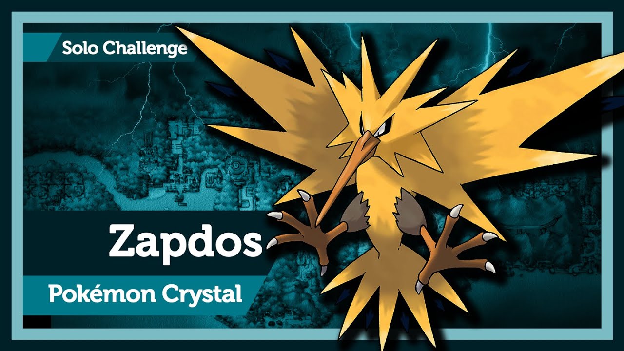 Zapdos Only - How fast can I beat Pokémon Crystal? - Pokémon Crystal Solo Challenge