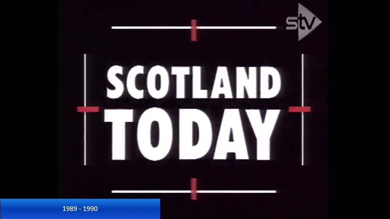 STV Scotland Today 1989 full intro