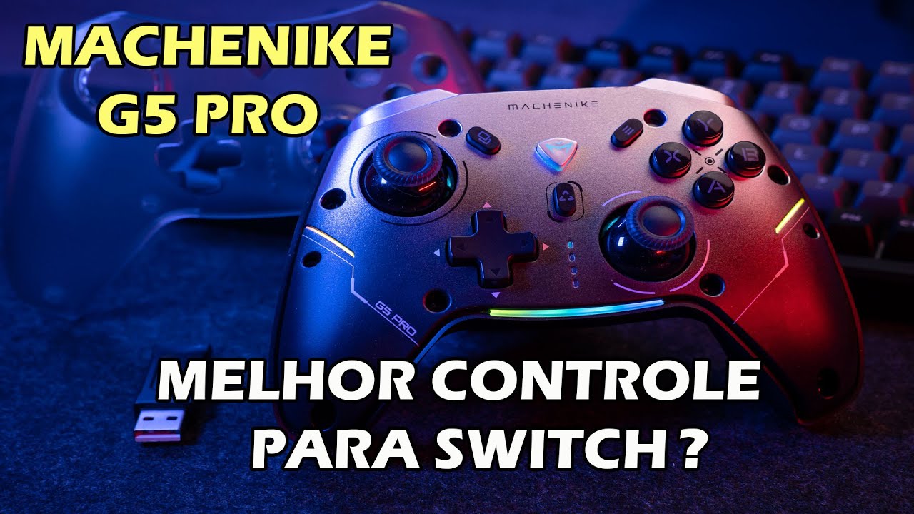 MELHOR CONTROLE PARA SWITCH ! MACHENIKE G5 PRO (REVIEW)