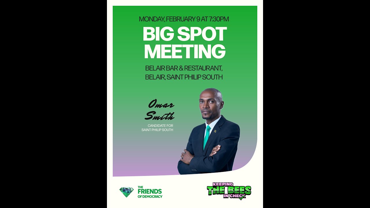 BIG SPOT MEETING   BELAIR BAR AND RESTAURANT, BELAIR, ST. PHILIP
