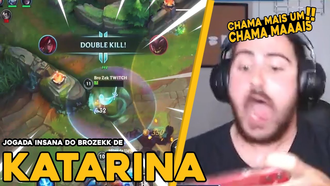 BROZEKK SAI VIVO DO 1X3 DE KATARINA - WILD RIFT CLIP