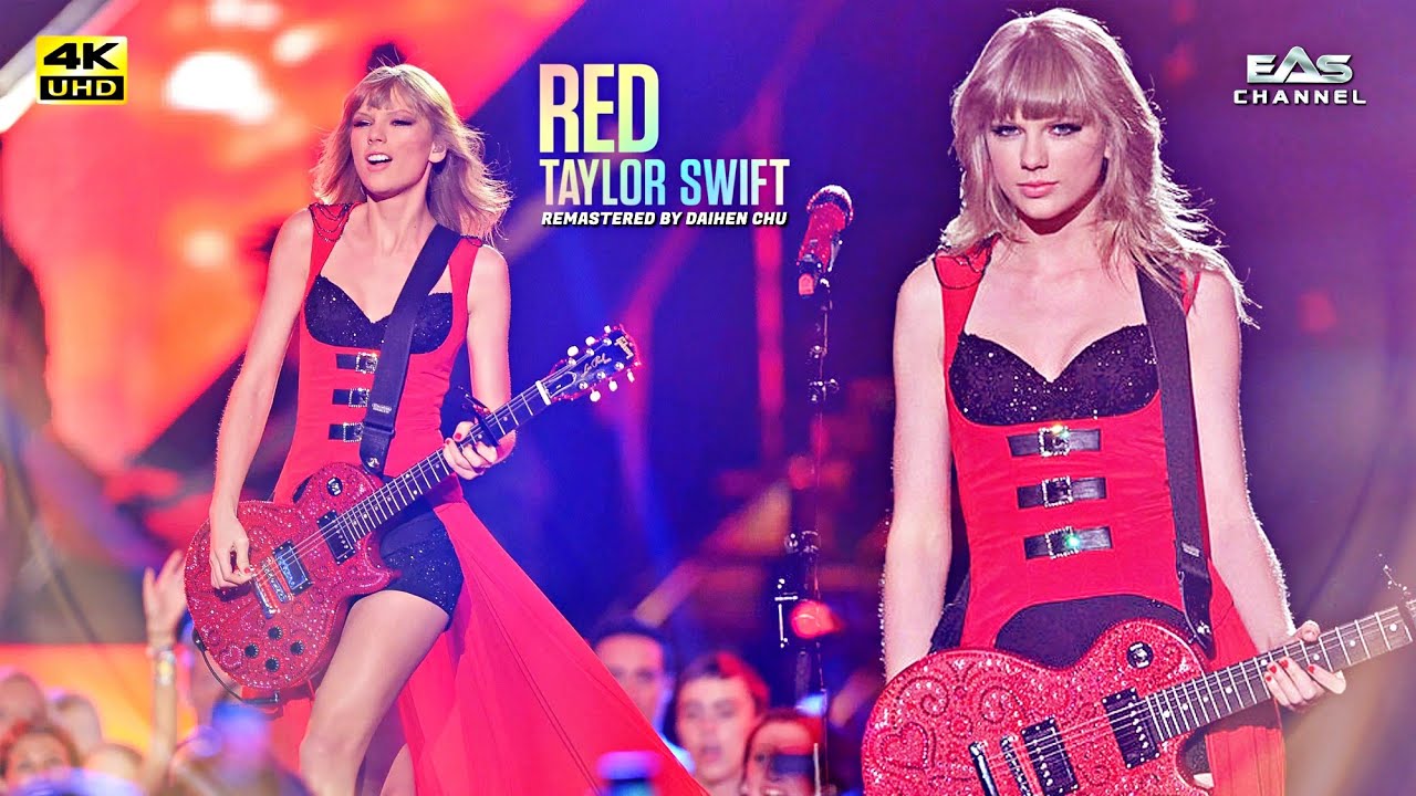 [Remastered 4K • 60fps] Red - Taylor Swift • CMT 2013 • EAS Channel