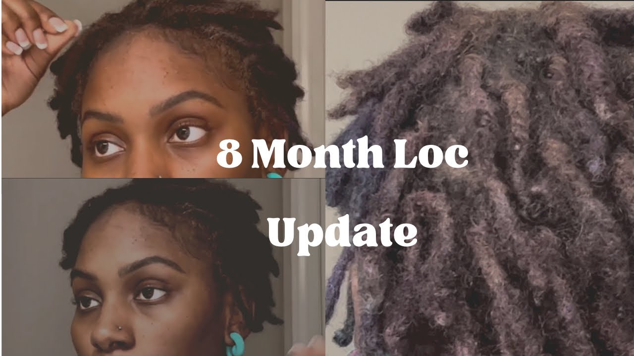 8 Month Loc Update! Getting Loc Extensions/ Maintenance & More #locs #starterlocs #locupdate