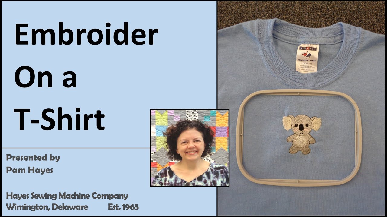 How to Embroidery on a T-Shirt