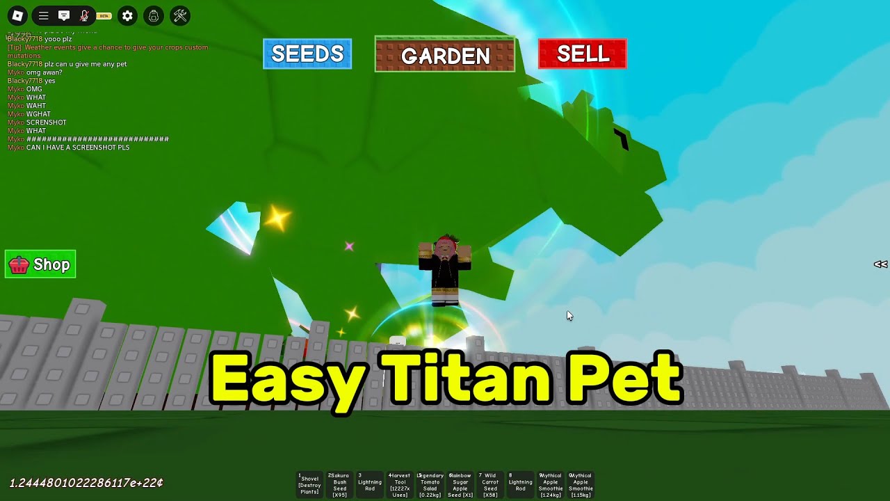 TITAN PETS WILL BE EVERYWHERE | Grow a Garden