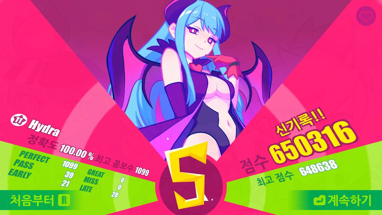★11 Hydra 650316점 All Perfect 【Muse Dash X Cytus II X Rizline】