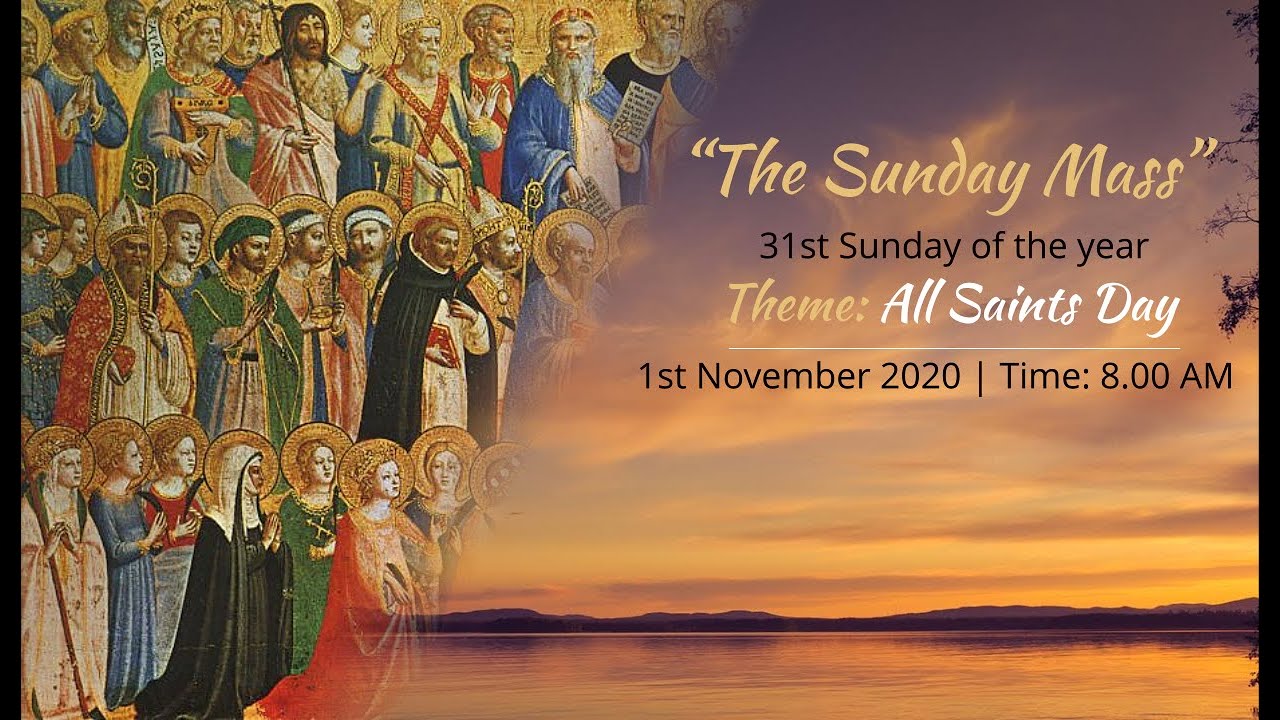 31st  Sunday  of the year. Theme - All Saints Day. St Anne's cathedral Nashik