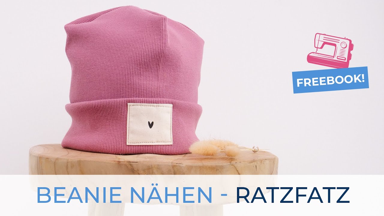BEANIE Mütze nähen ♥ Freebook BERNIE