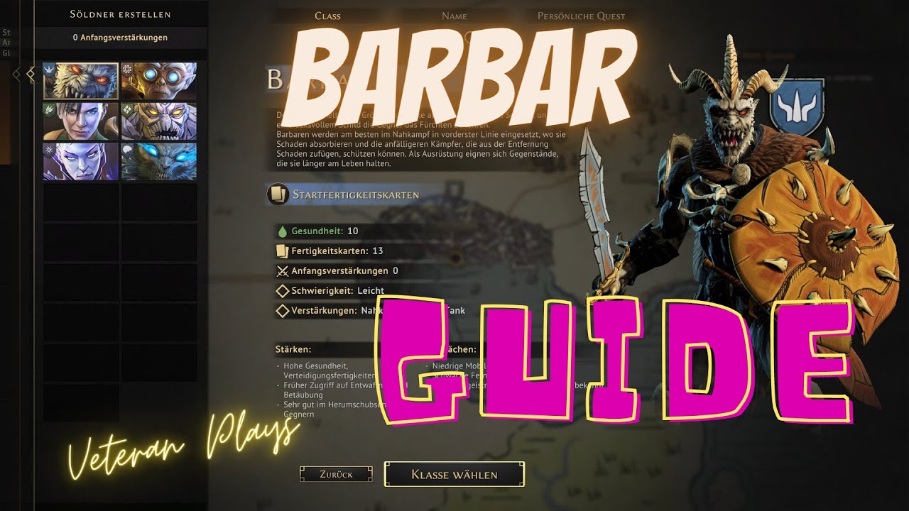 How to play: Der Barbar - Rating zur Spielmechanik [Gloomhaven PC/deutsch/Guide]