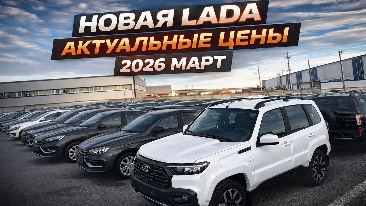 НОВАЯ LADA АКТУАЛЬНЫЕ ЦЕНЫ 26г МАРТ. ОТГРУЗИЛИ МНОГО ИНТЕРЕСНЫХ МАШИН