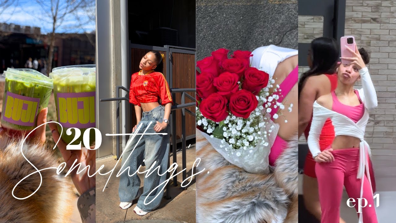 Galentines, Hot Pilates, giving matcha another try & Skin Care Reups | 20 SOMETHINGS ep.1