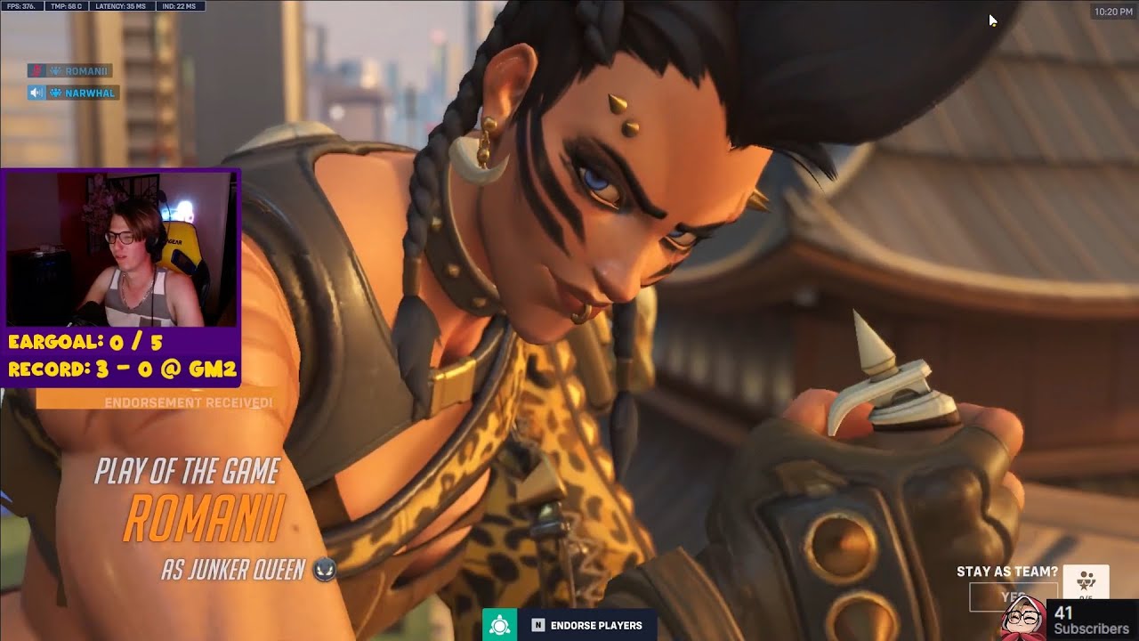POTG! BEST Junker Queen In Overwatch 2 - ROMANI JUNKER QUEEN GAMEPLAY SEASON 17
