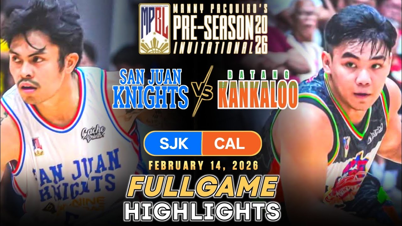 MPBL 2026 PRE-SEASON FULLGAME HIGHLIGHTS | SAN JUAN VS CALOOCAN (FEBRUARY 14, 2026)