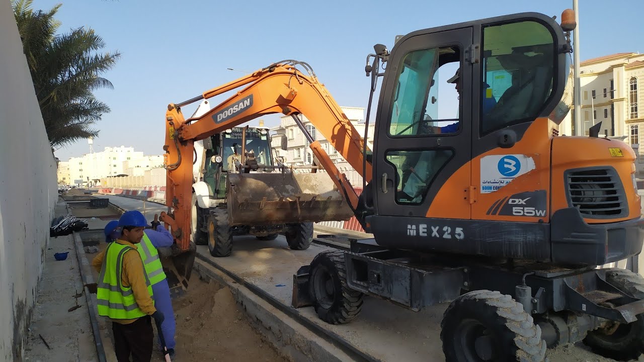 DX55w excavator today work | doosan mex25 | বুলডোজার আজকের কাজ দেখুন | DebShankar-i8p 