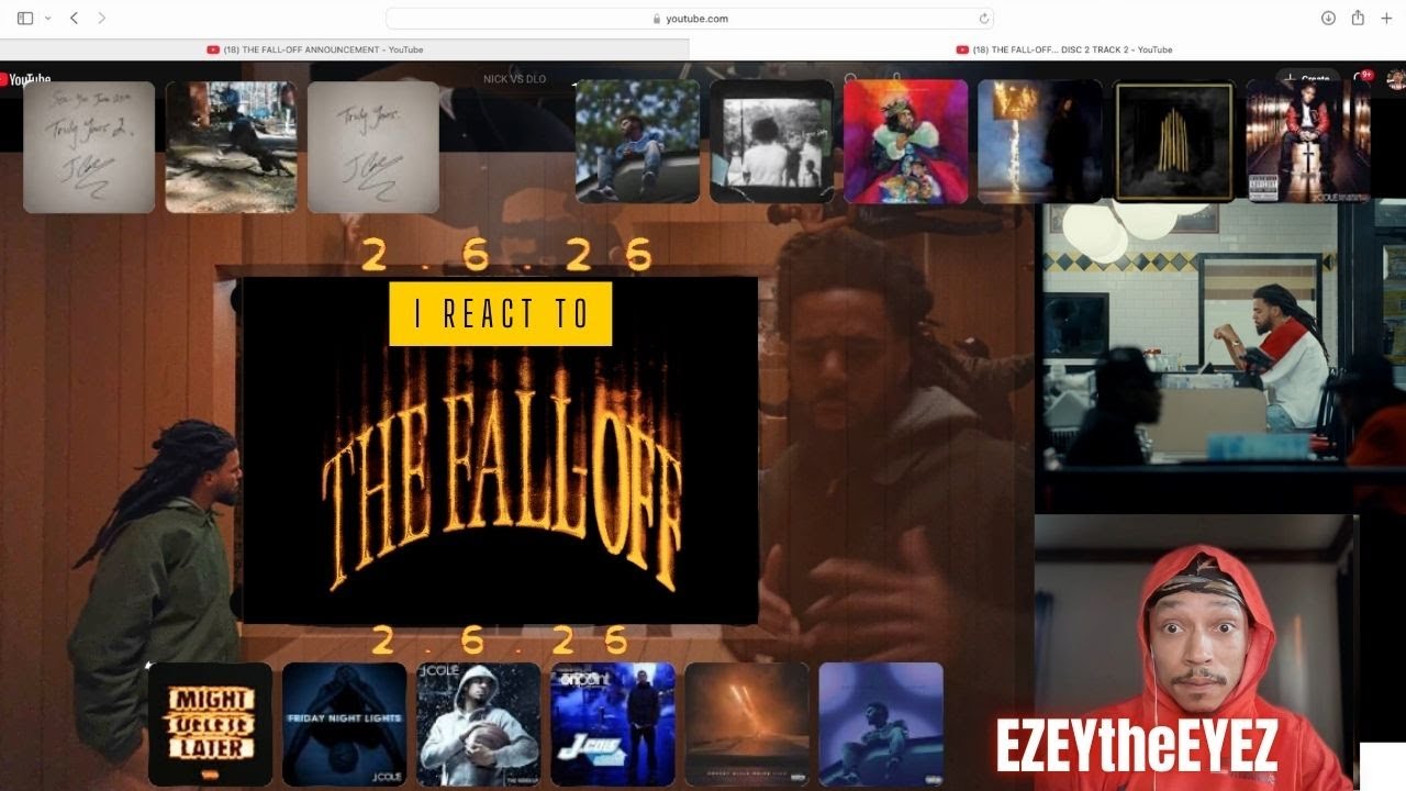 HE'S BACK J COLE THE FALL OFF I REACT EZEYTHEEYEZ