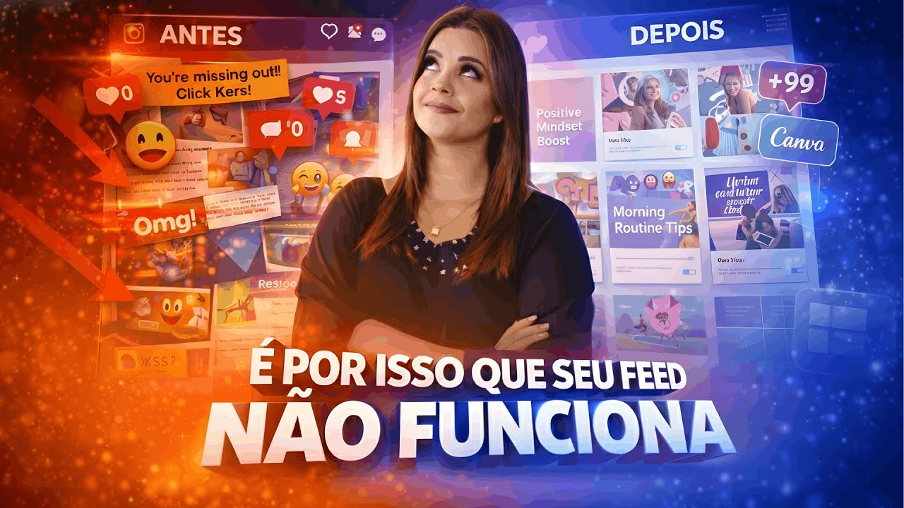 Por que seu Instagram não parece uma marca (e como o Canva resolve isso)