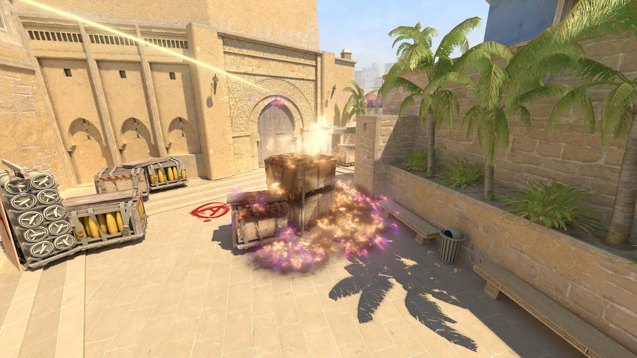 CS2 Mirage Firebox Molly from T Ramp
