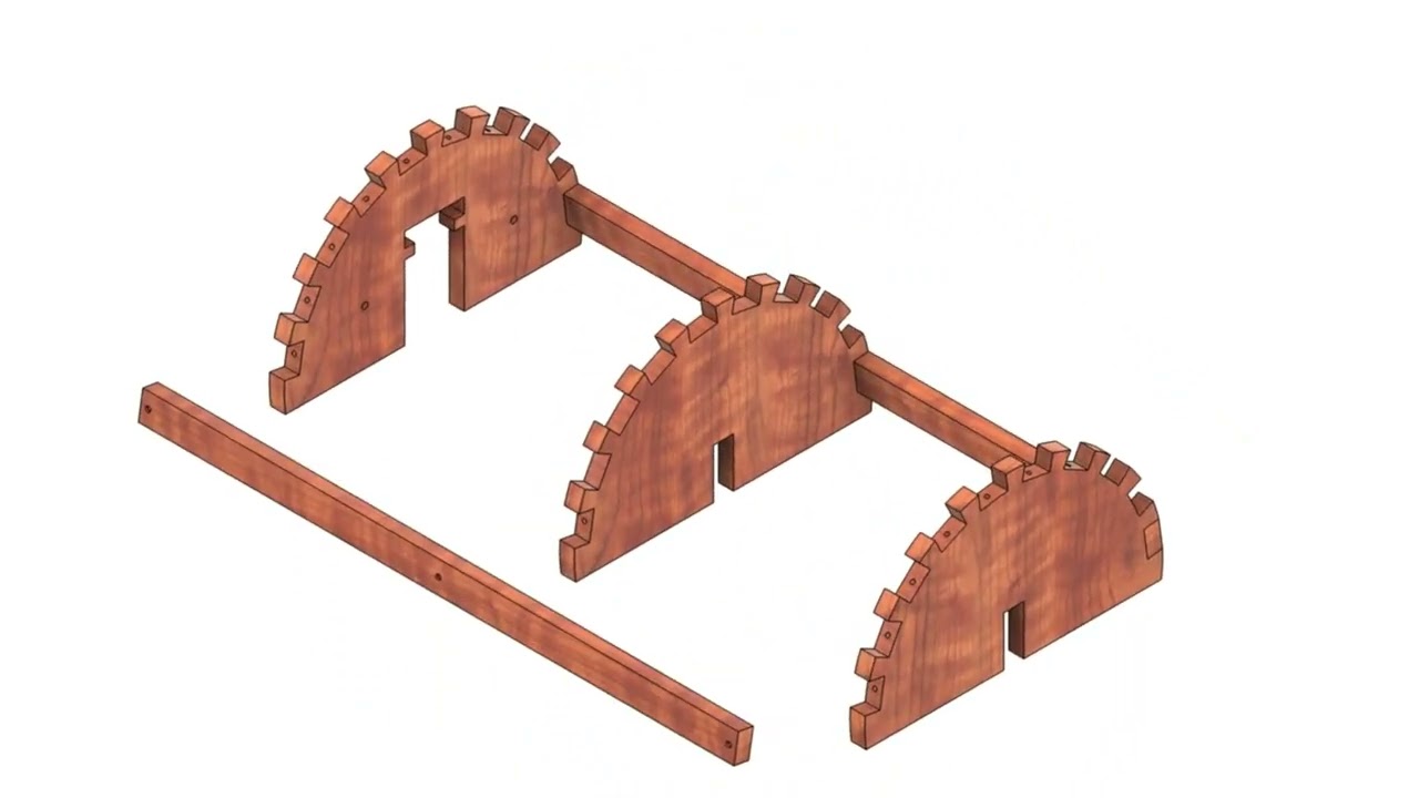 Wall Mount Wood Saddle Rack