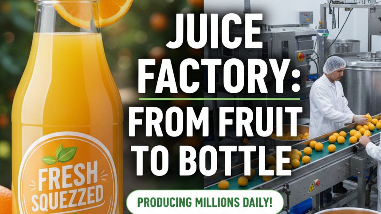 How Apple Juice Is Made in Factory | Complete Step by Step Process|Clean Layer