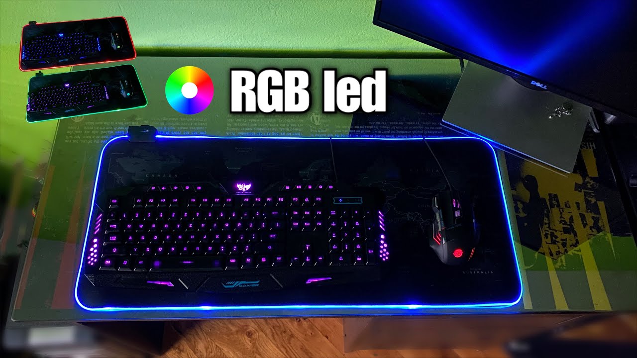 Mouse & Keyboard RGB Led Pad