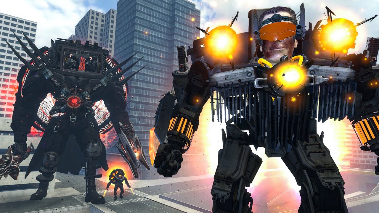 NEW TITAN ASTRO G-MAN VS TITAN TV MAN 