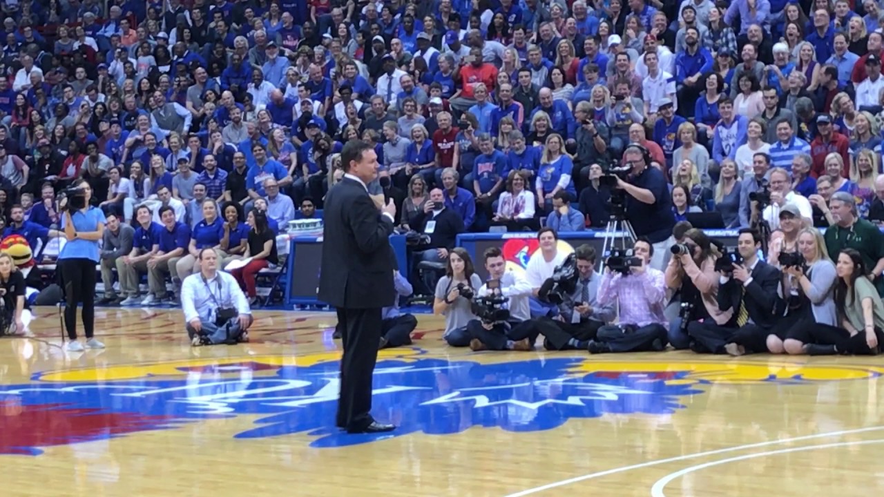 Bill Self - Senior Night 2017 (Tyler Self intro)