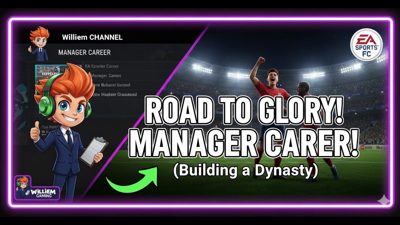MY MANAGER CAREER BEGINS! 😭 (Building a Title-Winning Team from ZERO in EA FC!)