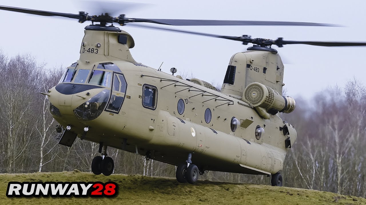 Chinook 'Omega1' Slopes South - 298 Squadron at Gilze-Rijen Air Base