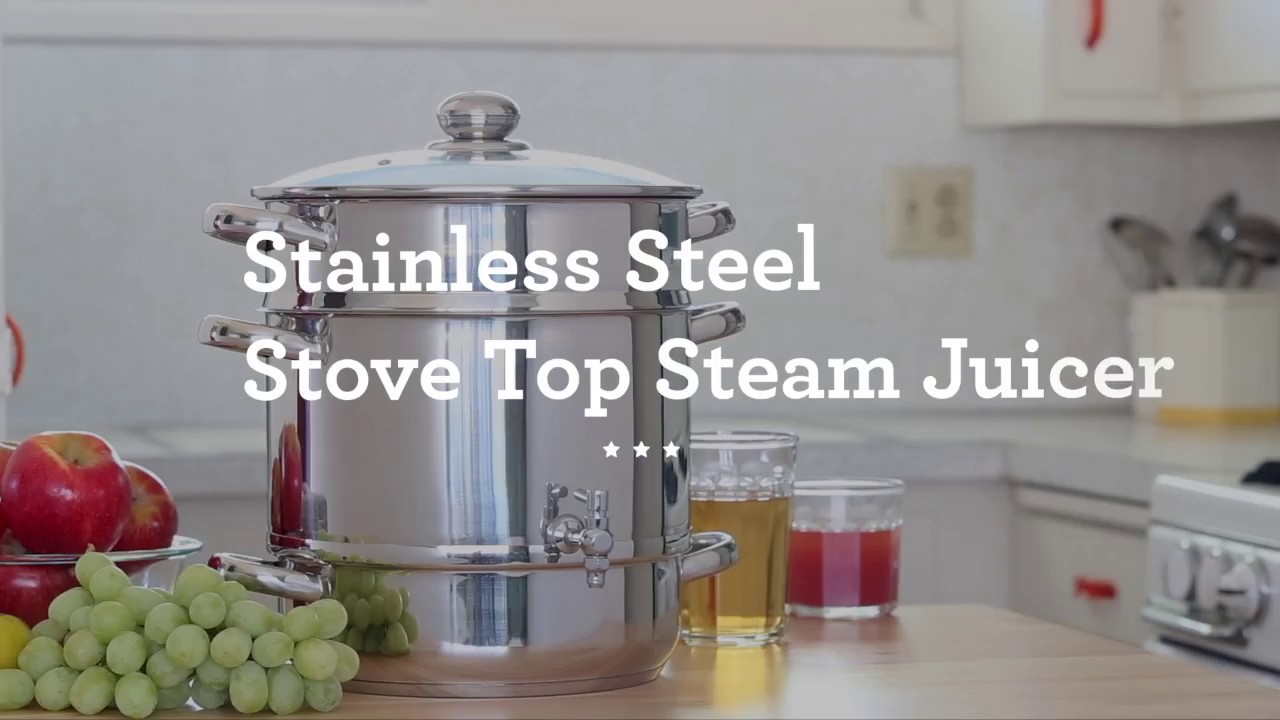 Euro Cuisine (EC9500) - Stainless Steel Stove Top Steam Juicer